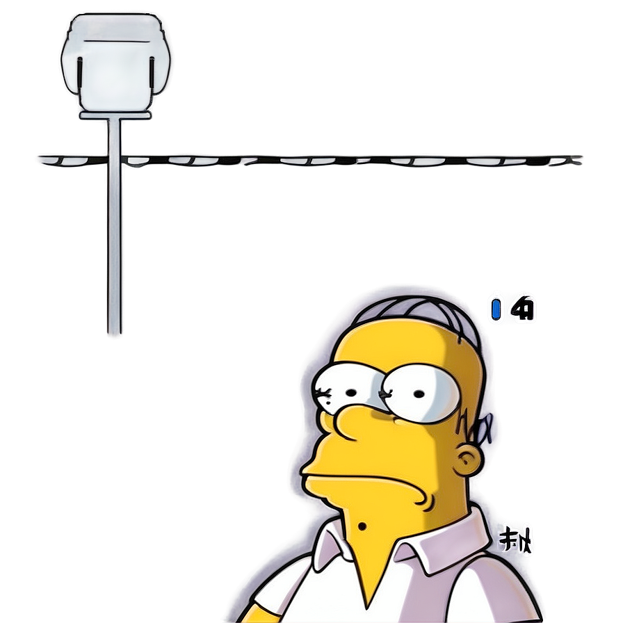 Homer Simpson Iconic Look Png Ves