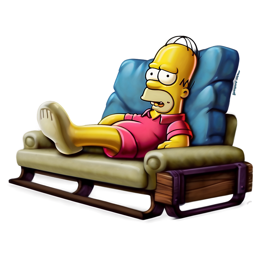 Homer Simpson Lazy Sunday Png 44