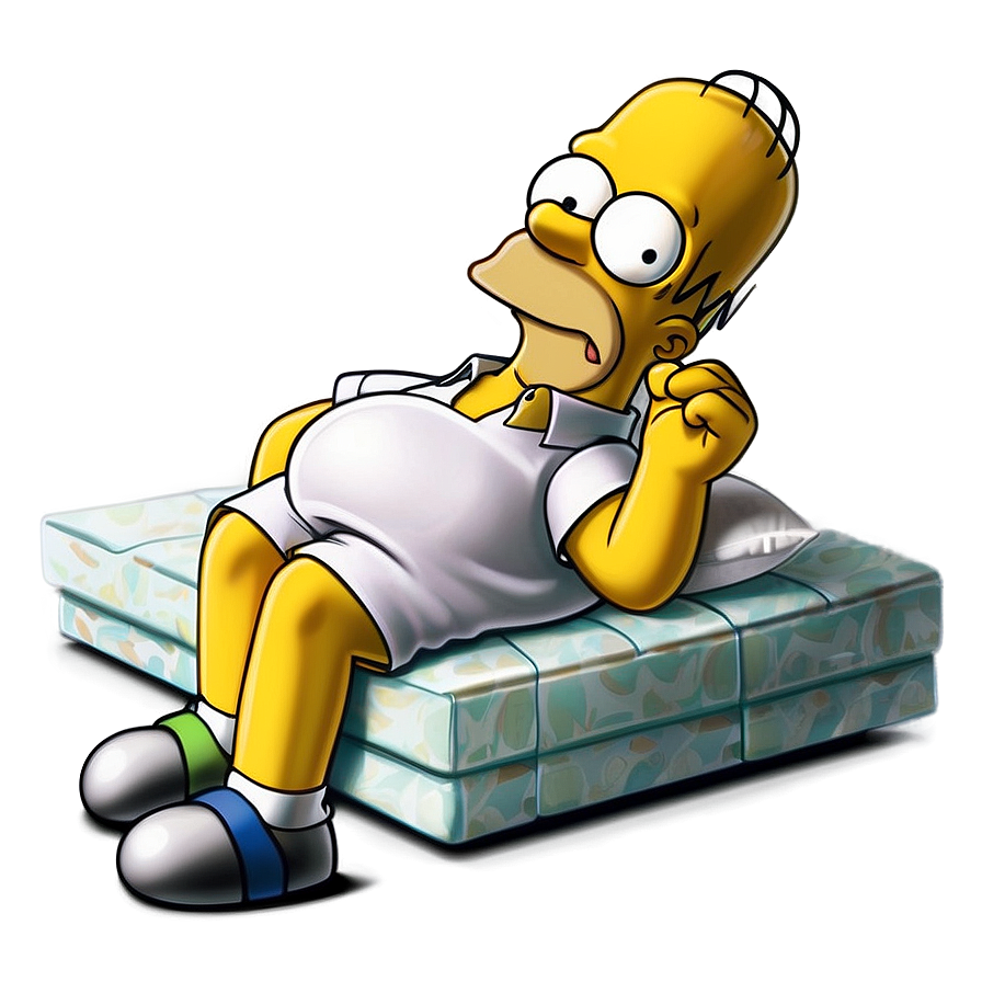 Homer Simpson Lazy Sunday Png 8