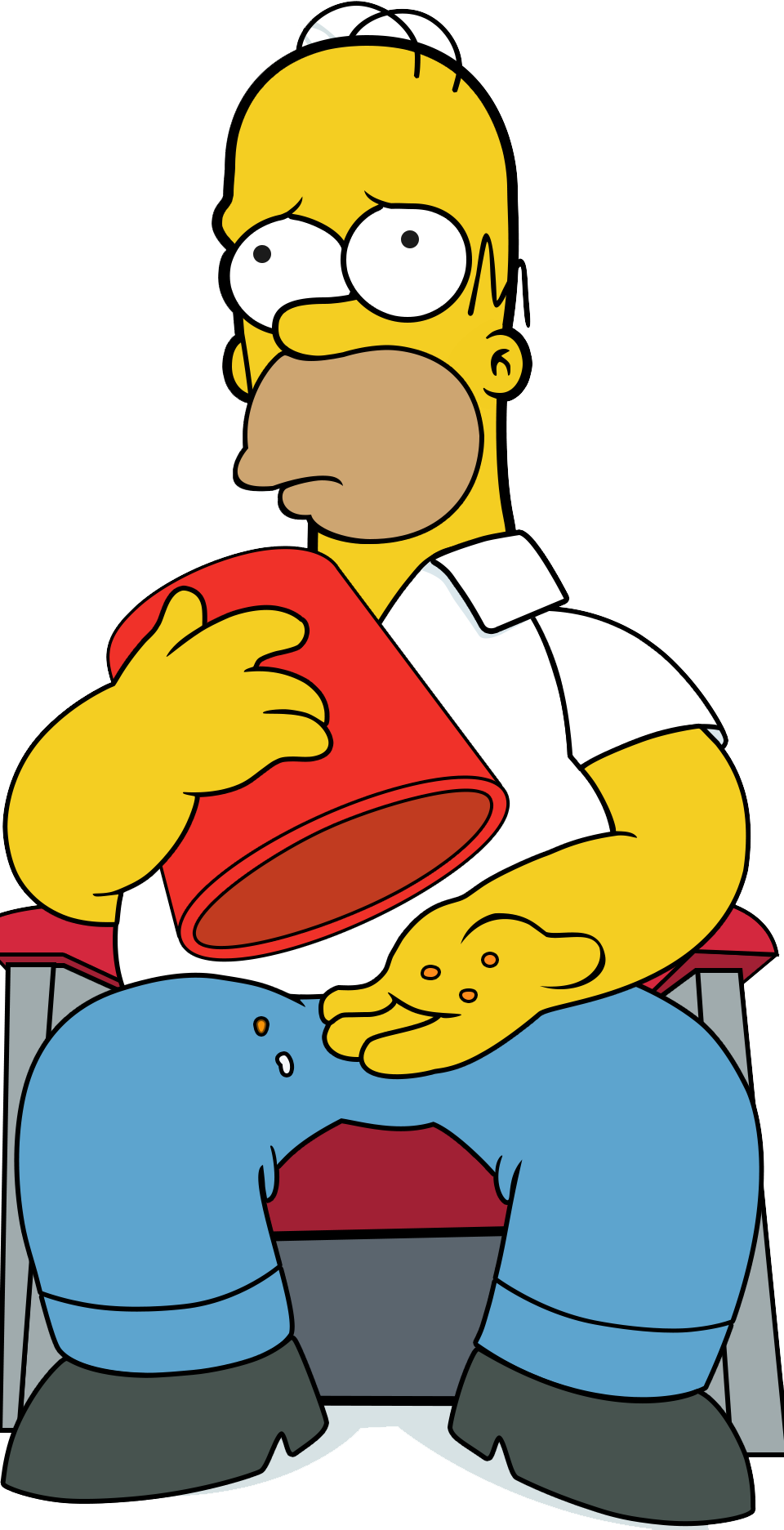 Homer Simpson Snacking Fail