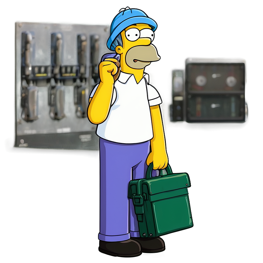 Homer Simpson Springfield Resident Png Utp25