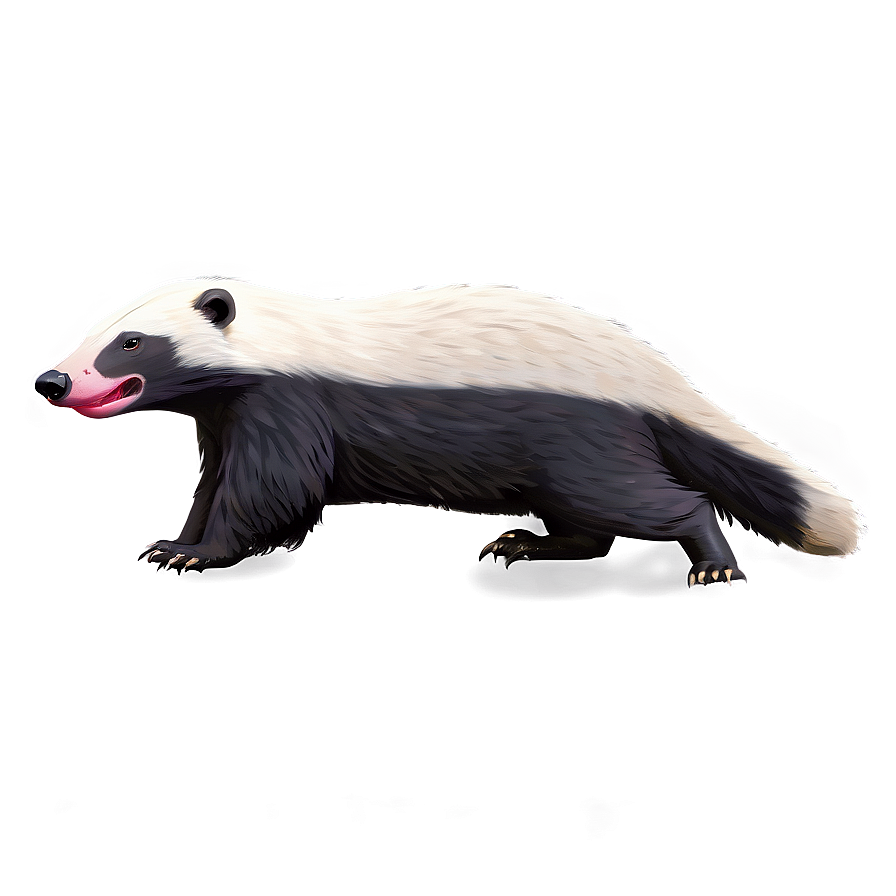 Honey Badger In Attack Mode Png 06242024