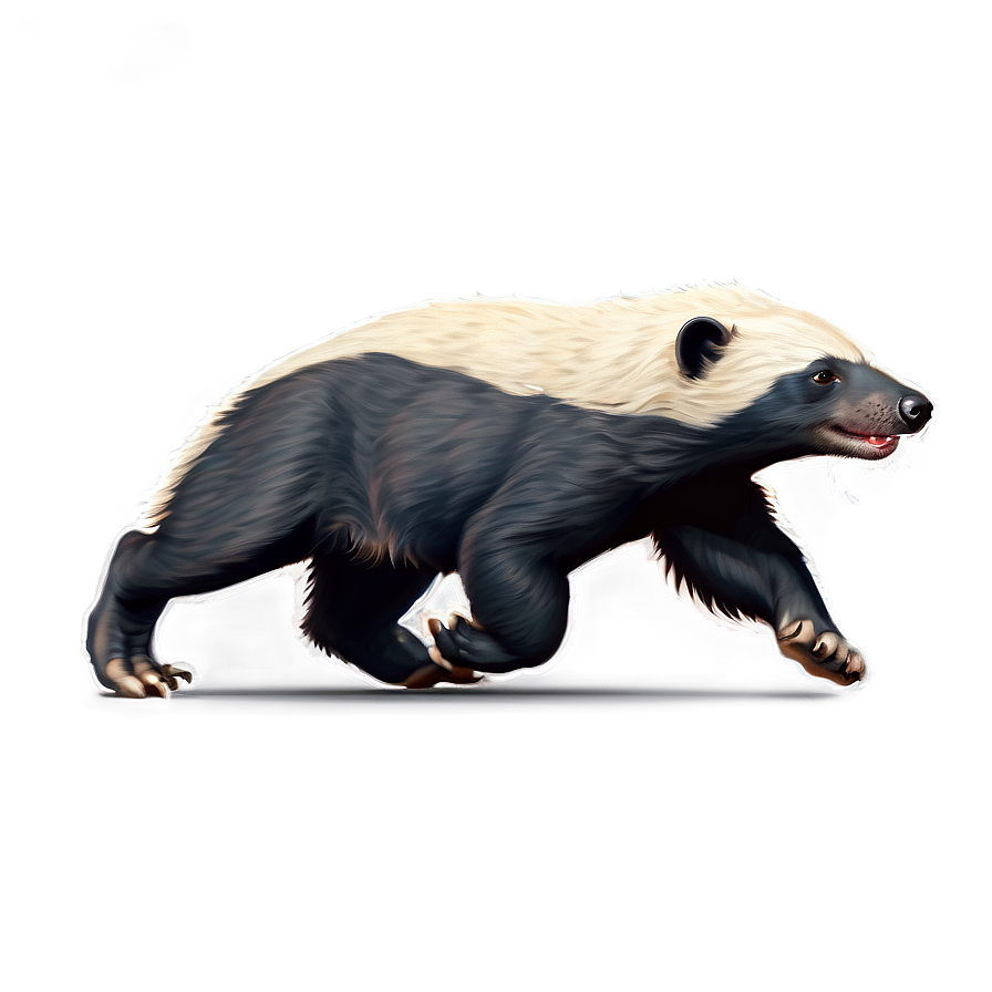 Honey Badger Running Motion Png Esg