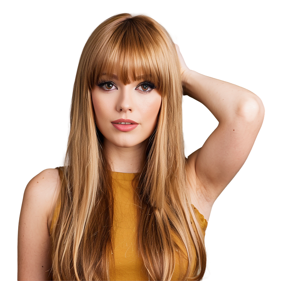 Honey Blonde Bangs Png 95