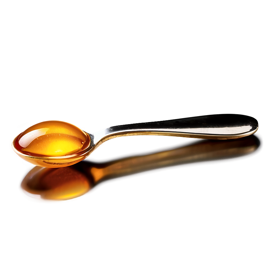 Honey In Teaspoon Png 05242024