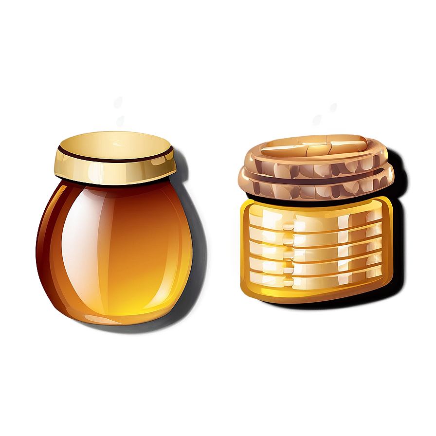 Honey Jar Vector Png 15