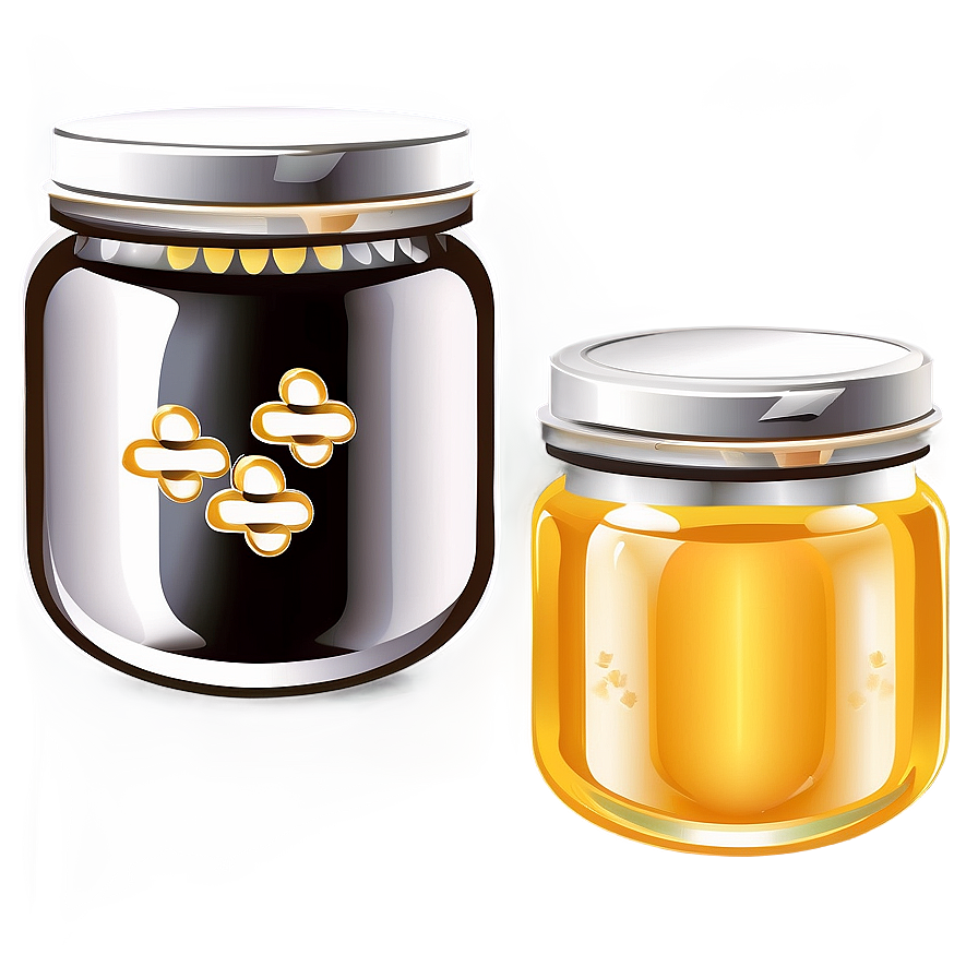 Honey Jar Vector Png 91