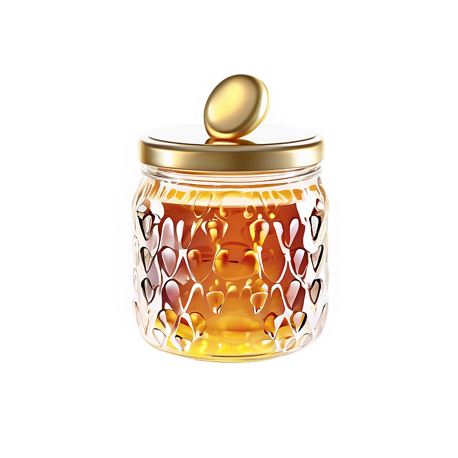 Honey Jar With Tag Png Vug73