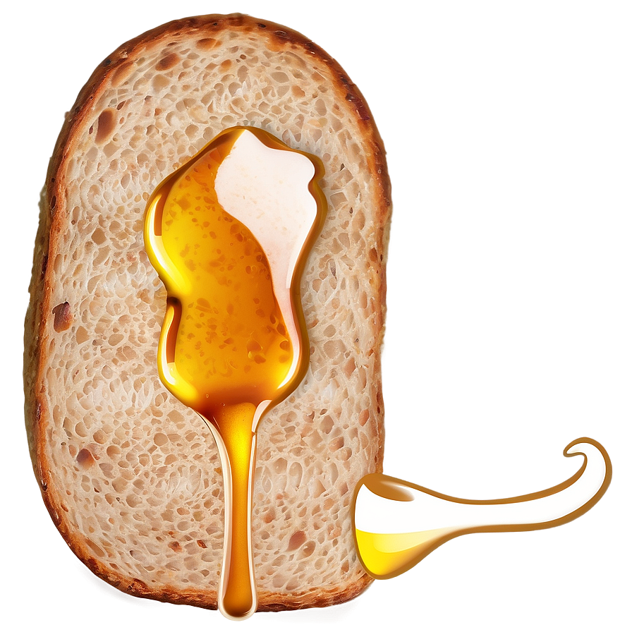 Honey On Bread Png Vxq