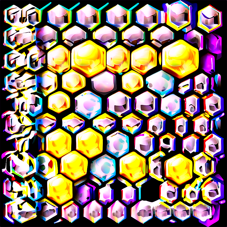 Honeycomb Grid Pattern Png 06262024