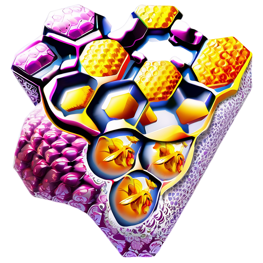 Honeycomb Illustration Png 80