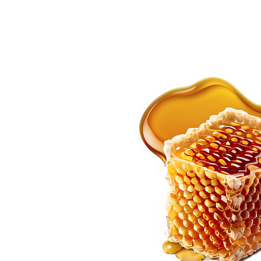 Honeycomb With Honey Png Rwn