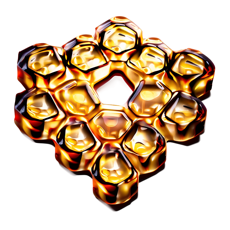 Honeycomb With Light Png 05232024