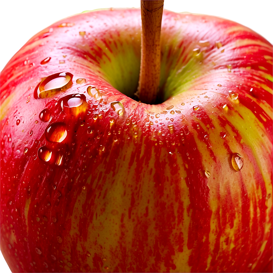 Honeycrisp Apple Closeup Png Kcv21