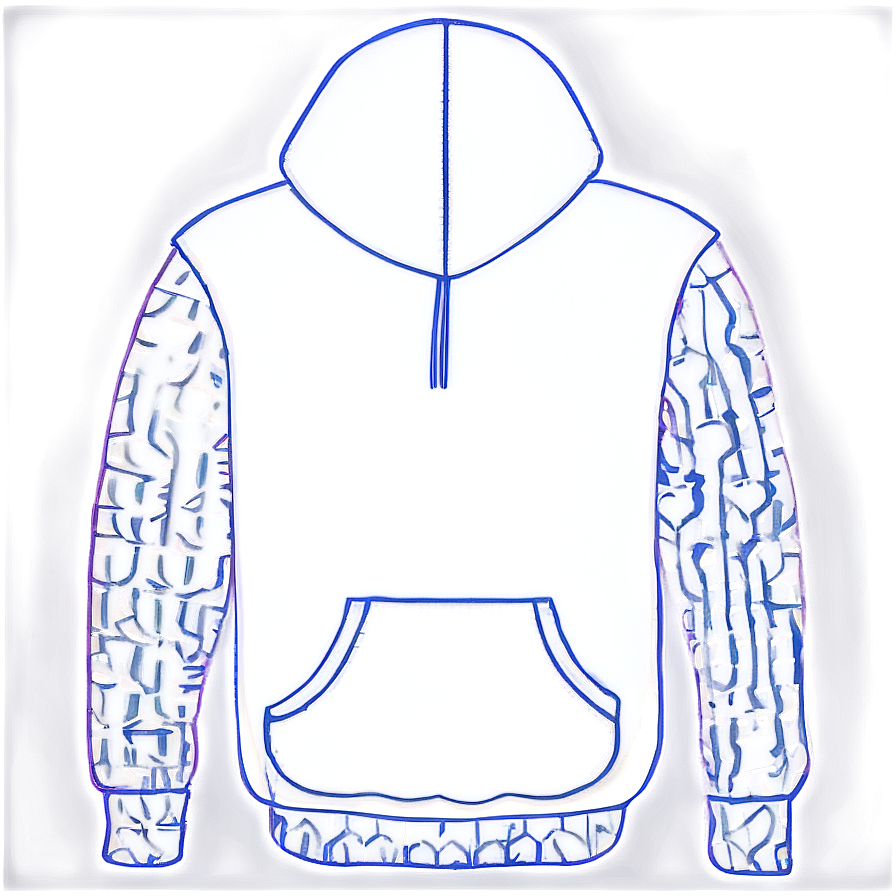 Hoodie Outline Graphic Png Chq23