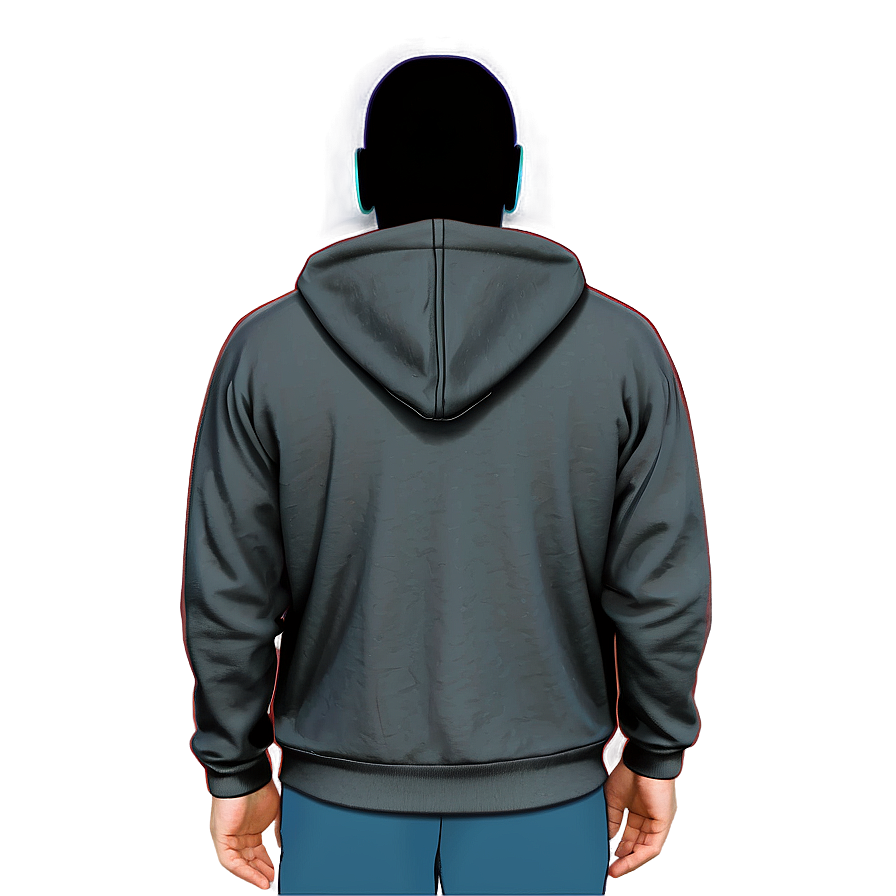 Hoodie With Kangaroo Pocket Template Png 5