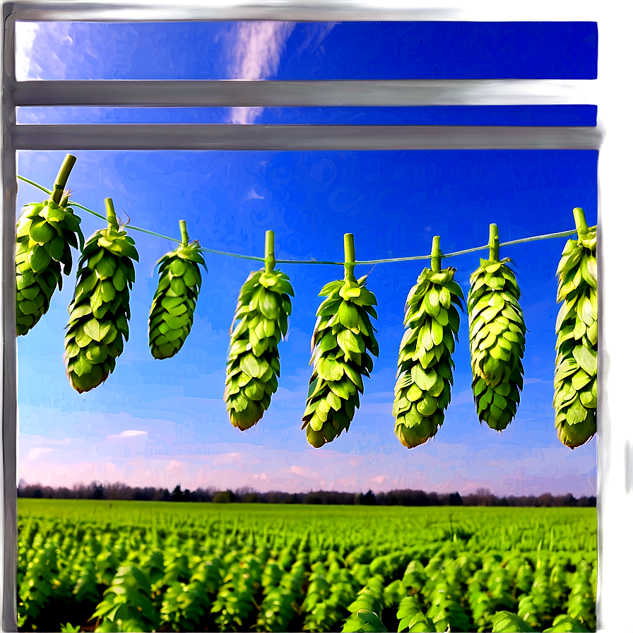 Hops Field Panorama Png Jlb