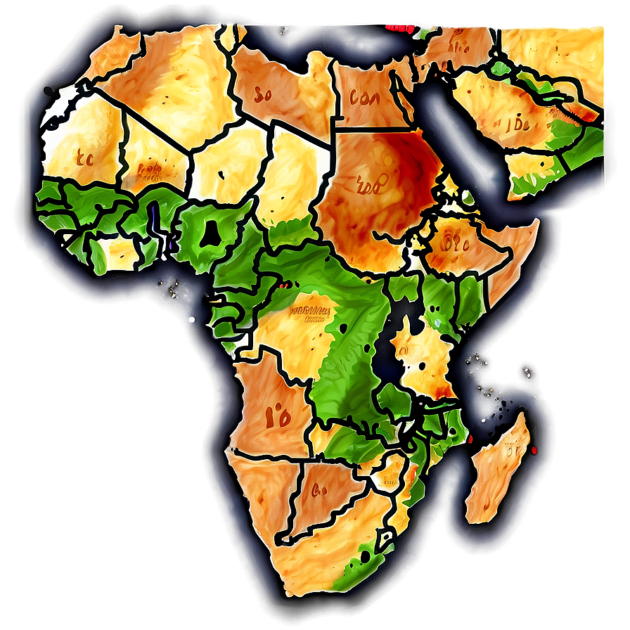 Horn Of Africa Map Png 89