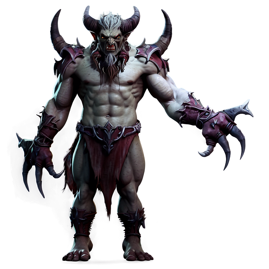 Horned Demon Graphic Png Jnh88