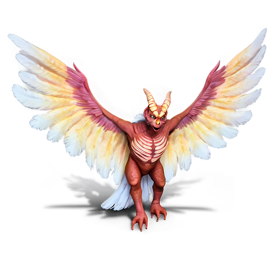 Horned Harpy Fantasy Png 05242024