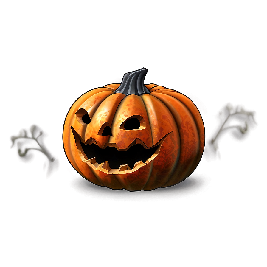 Horror Pumpkin Lantern Png 14