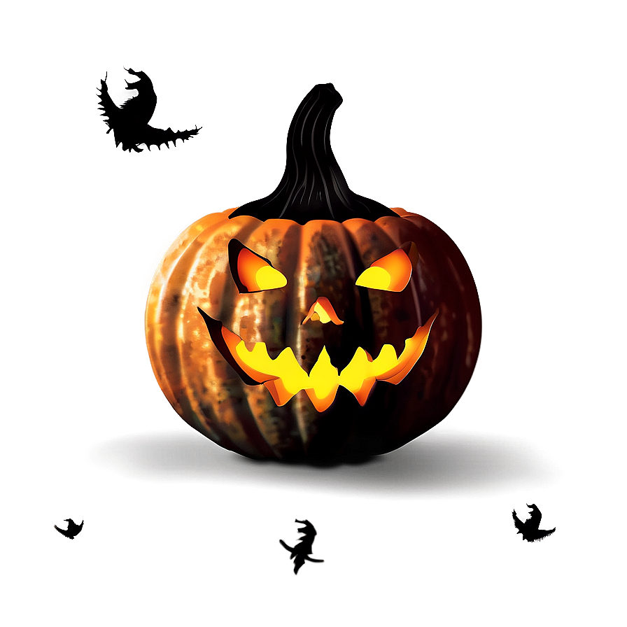 Horror Pumpkin Lantern Png Dlf64