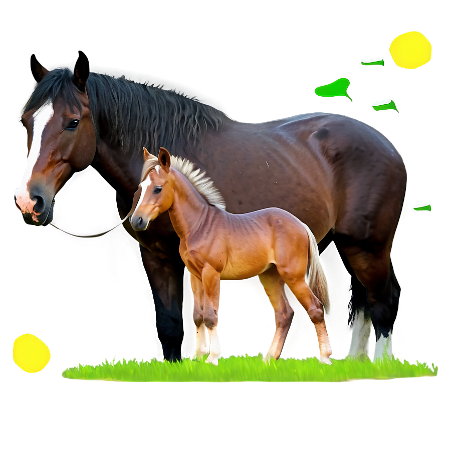 Horse And Foal Png 40