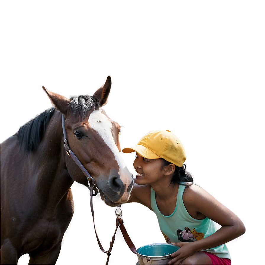 Horse Friendship Moments Png 06292024