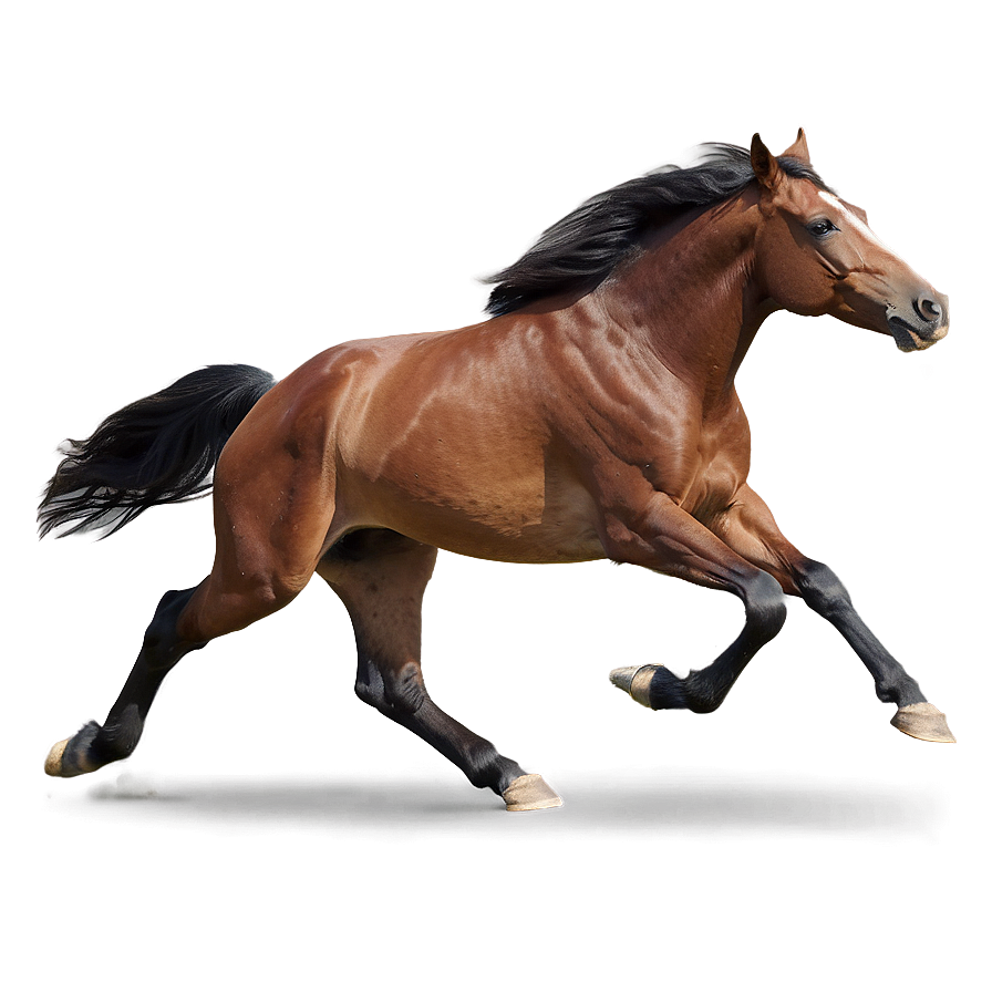 Horse Sprinting Full Speed Png 06292024