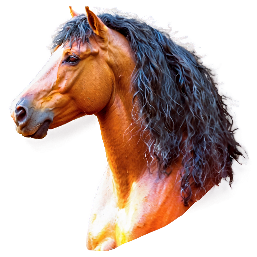 Horse Sunset Png Sqi43