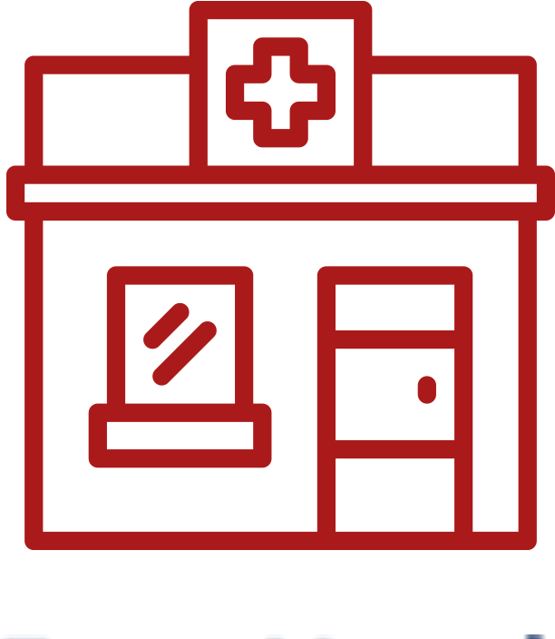 Hospital Icon Outline