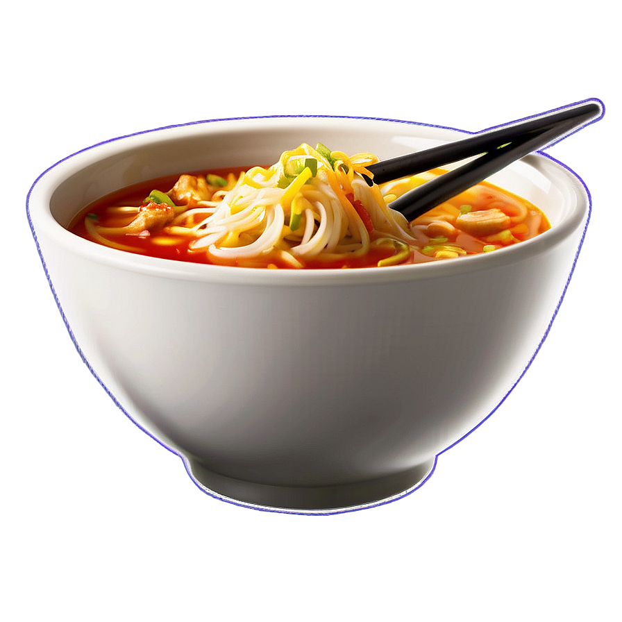 Hot And Spicy Ramen Bowl Png Ict30