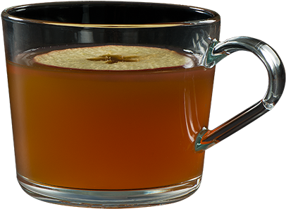 Hot Apple Ciderin Glass Mug