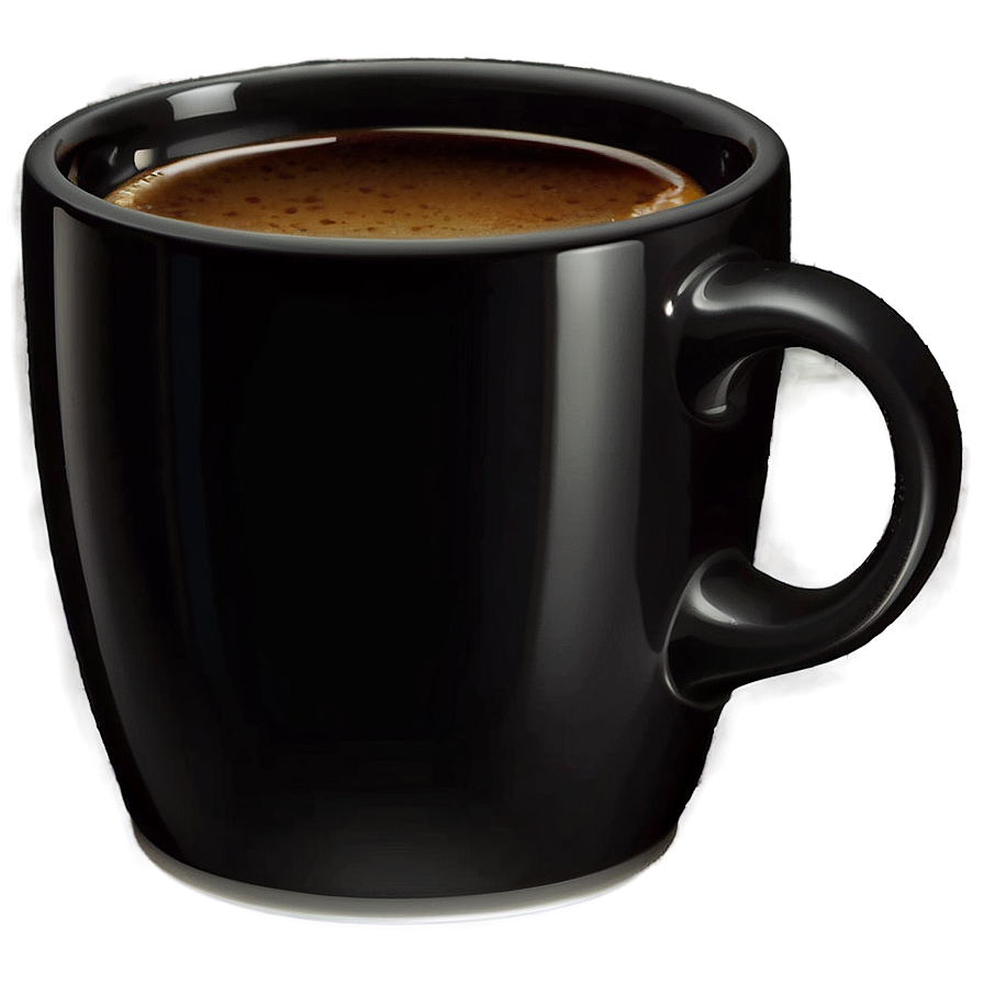 Hot Black Coffee Mug Png Mvw