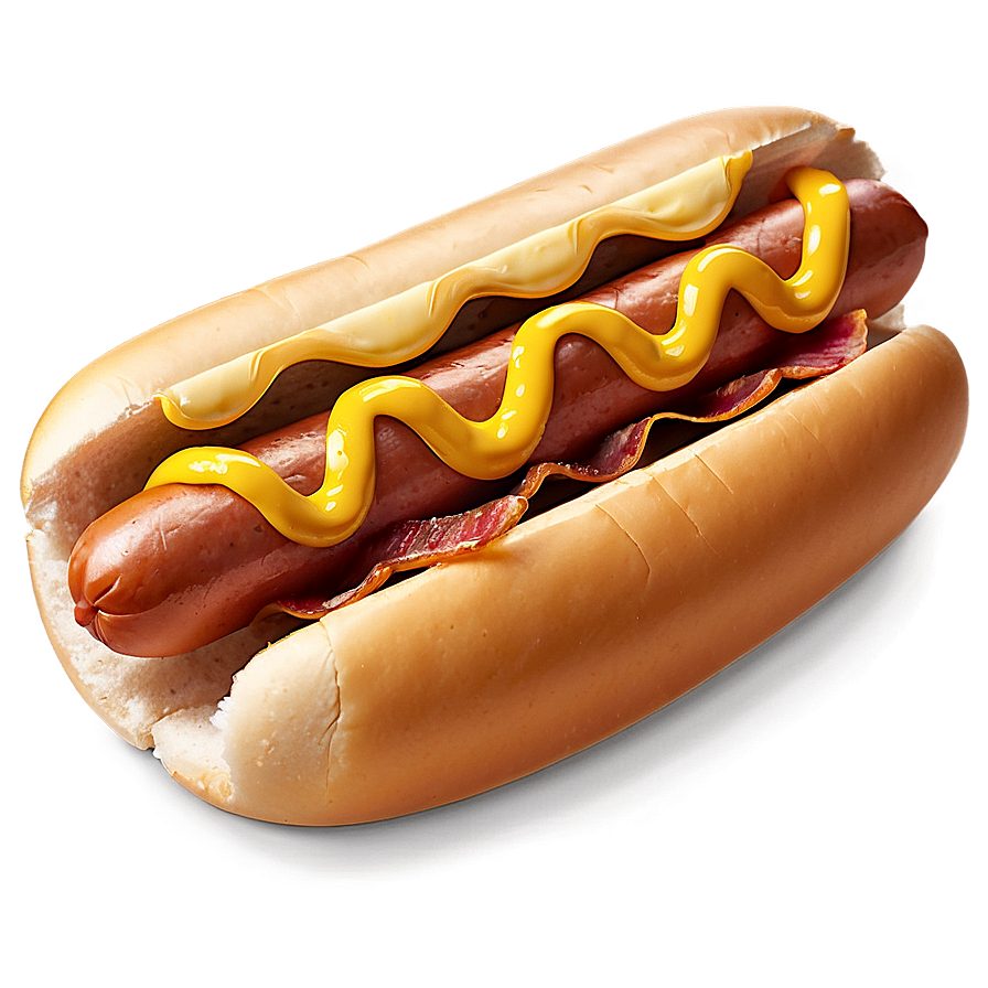 Hot Dog With Bacon Png 05232024