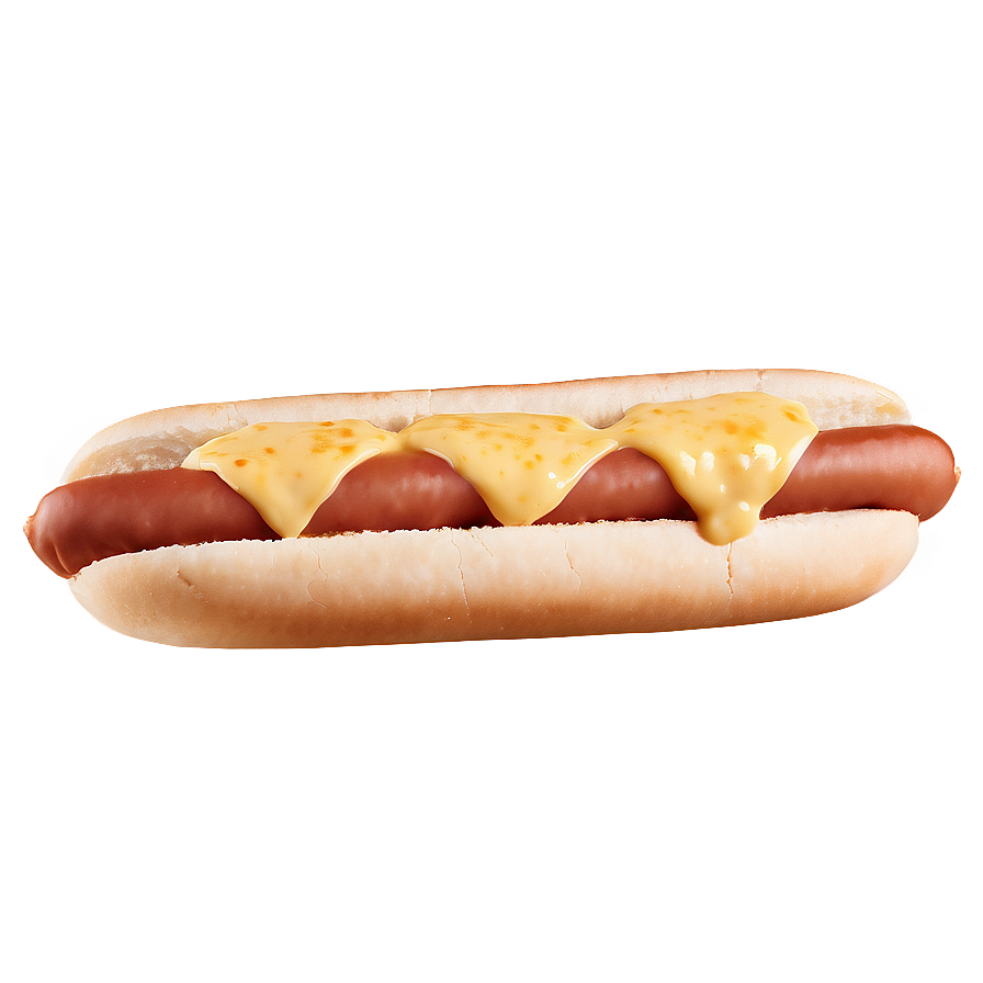 Hot Dog With Cheese Sauce Png Tcp72