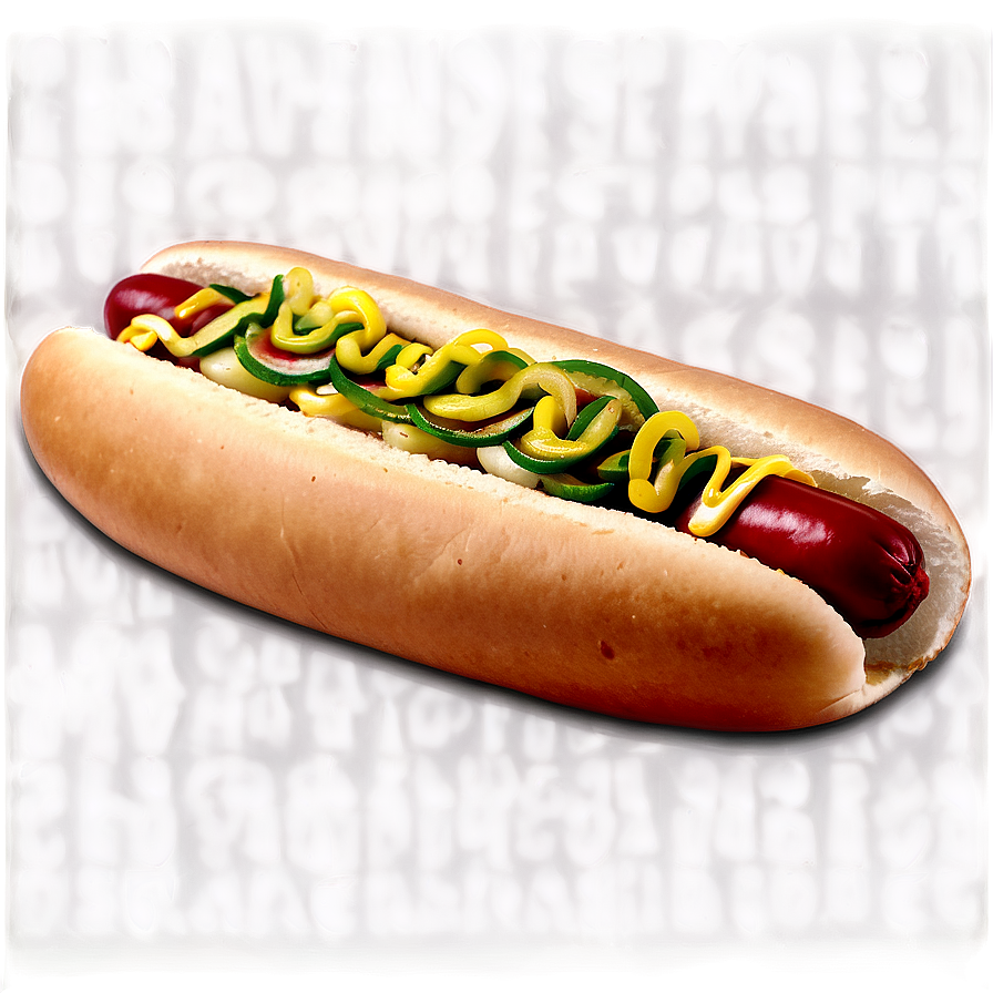 Hot Dog With Onions Png 05232024