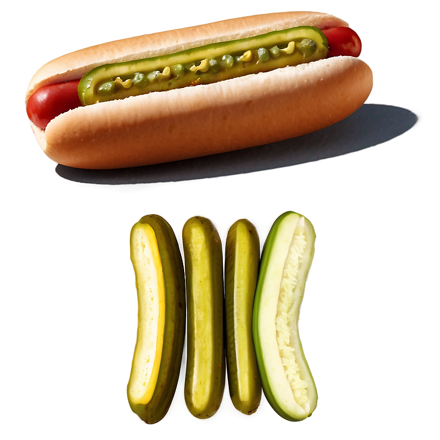 Hot Dog With Pickles Png 05232024