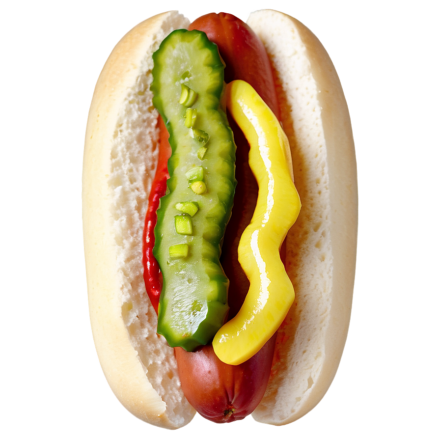 Hot Dog With Pickles Png 12