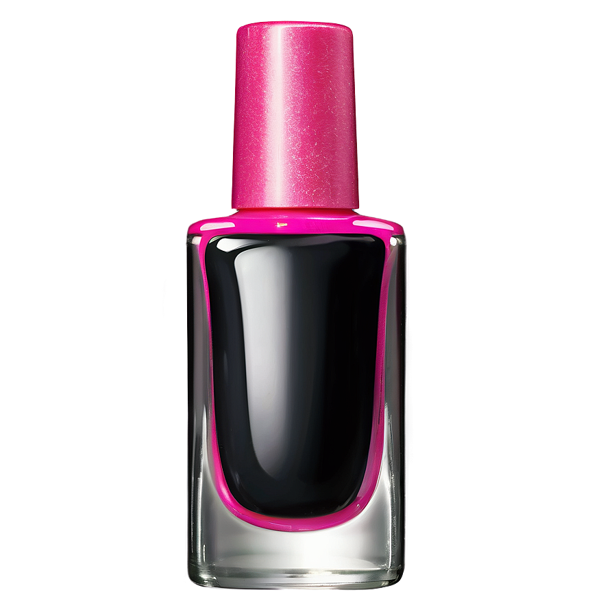 Hot Pink Nail Polish Bottle Png 06292024