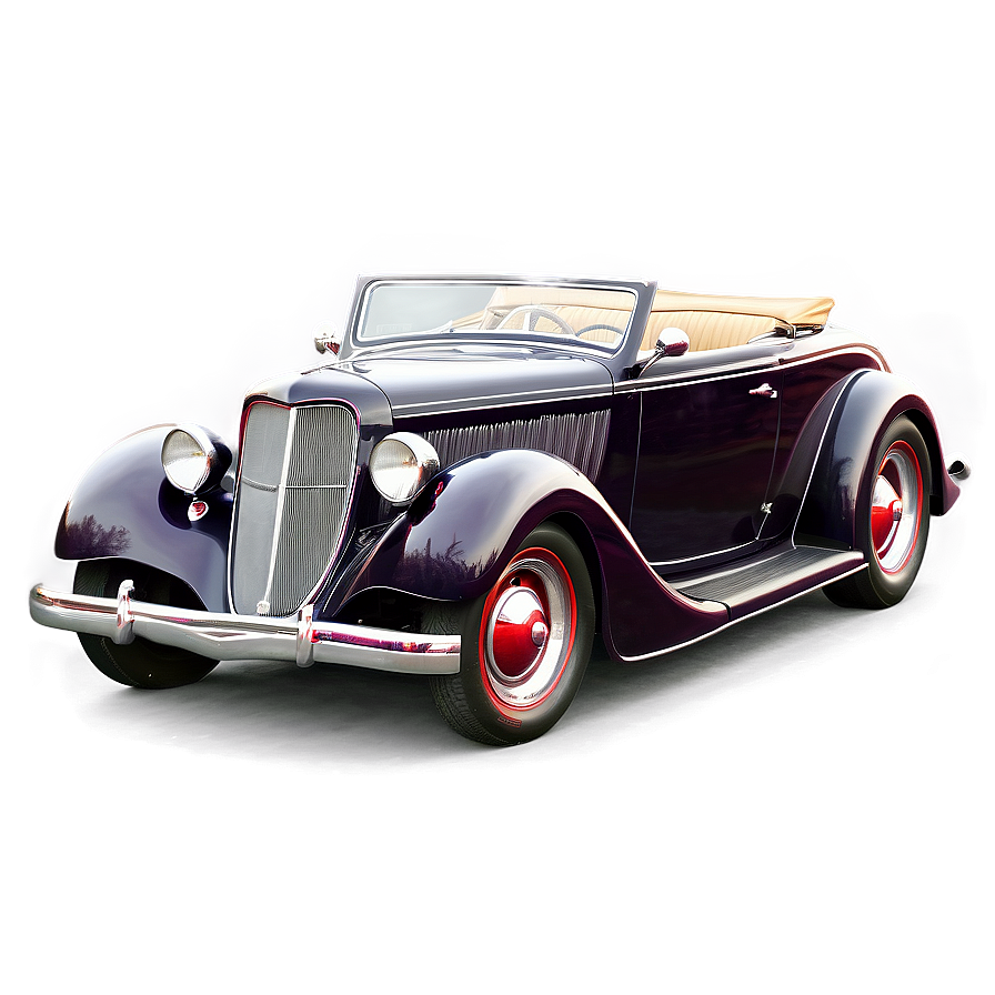 Hot Rod Convertible Sketch Png 91