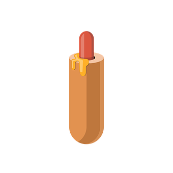 Hotdog Lipstick Illustration