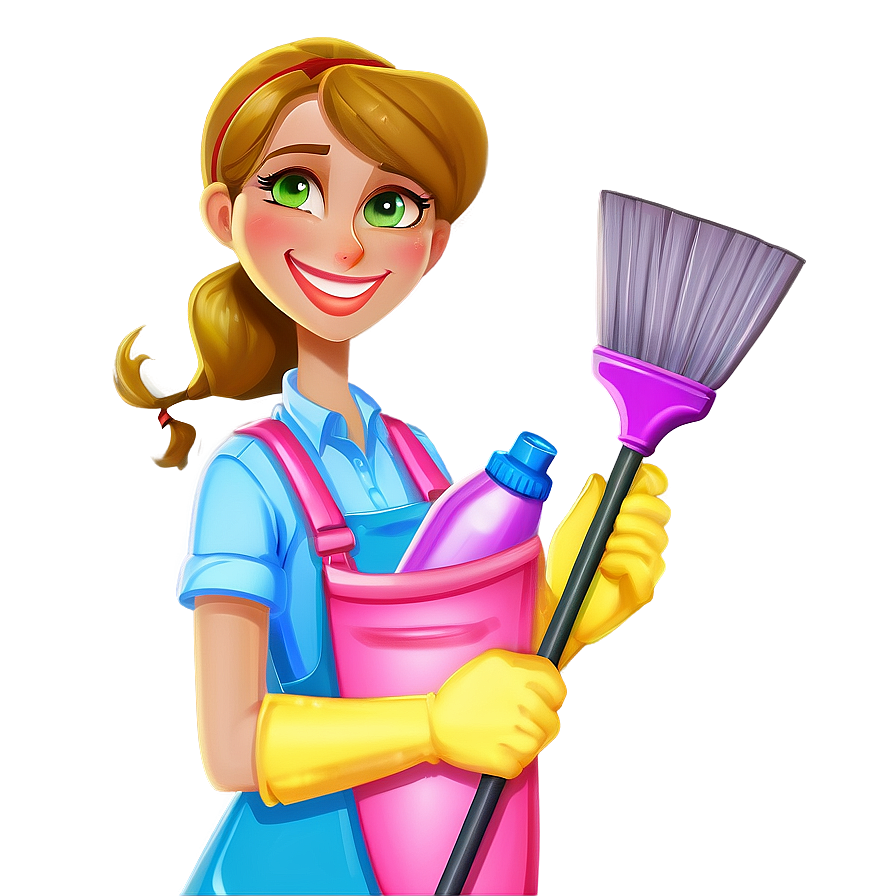 House Cleaning Lady Png 06292024