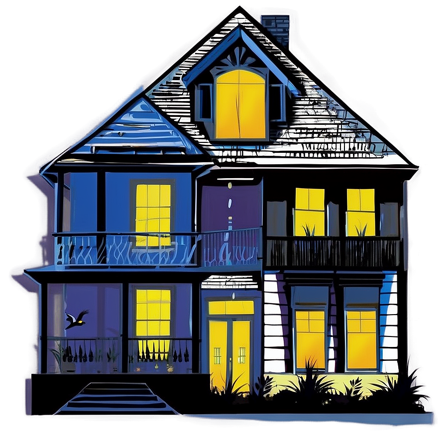 House Silhouette Clipart Png Axw32