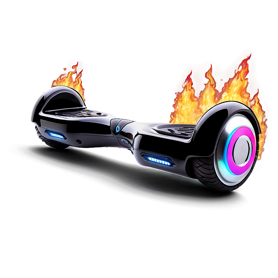 Hoverboard On Fire Png 62