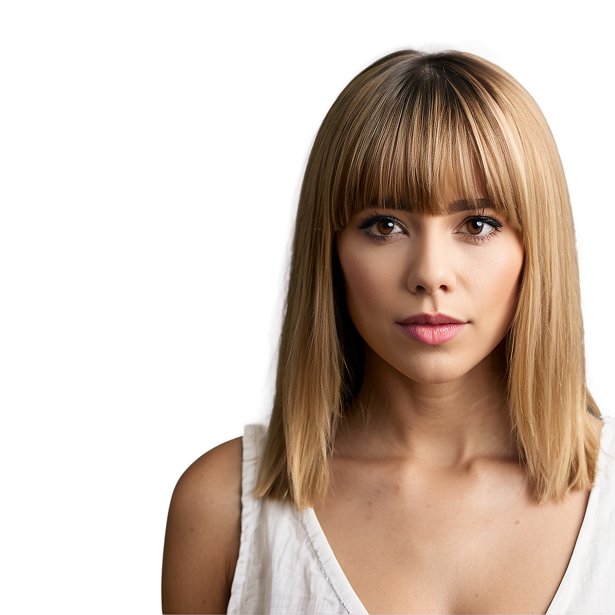 How To Style Bangs Png Lhd10