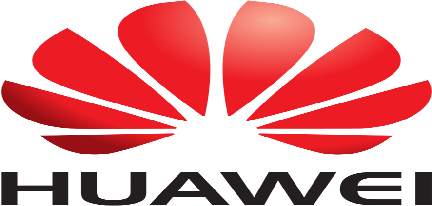 Huawei Logo Red Flower Design