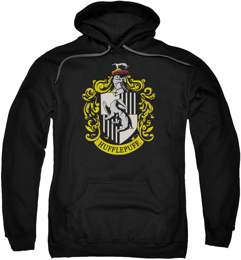 Hufflepuff House Black Hoodie