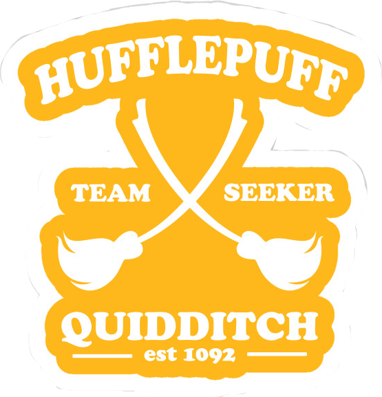 Hufflepuff Quidditch Team Seeker Graphic