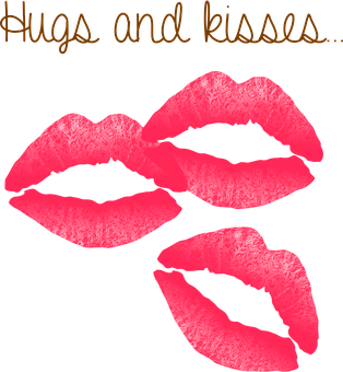 Hugsand Kisses Lip Prints